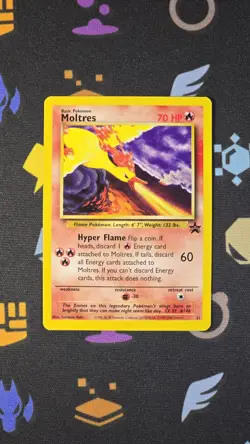 Moltres Promo 21 NM PF Pokemon WOTC 2000 - Image 1