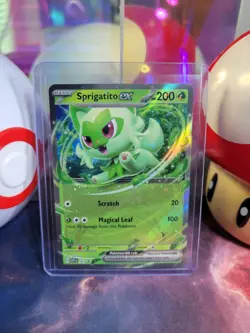 Sprigatito Ex 87 Pokemon TCG S&V Black Star Promo Holo NM - Image 1