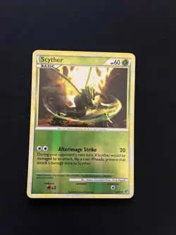 Scyther 36/90 EXC Reverse Holo Rare Pokemon Cards Vintage - Image 1