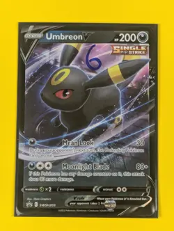 Umbreon V - SWSH203 - Promo Sword & Shield Promos - Pokemon Card - NM - Image 3