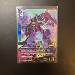 Psycho Gundam LR+ Alt Art GD02-001 Dual Impact Gundam TCG Card Game - Image 2