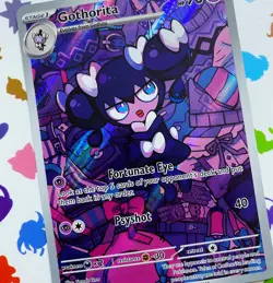 Gothorita 125/086 White Flare NM Pokemon Card Illustration Rare - Image 2