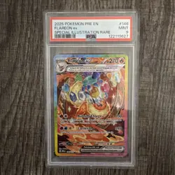 Flareon EX Prismatic Evolutions Holo Card 146/131 PSA 9 - Image 1