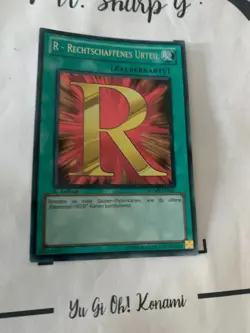 R- RECHTSCHAFFENES URTEIL - 1. AUFLAGE RYMP-DE025 DE Yu Gi Oh! CARD SECRET RARE - Image 3
