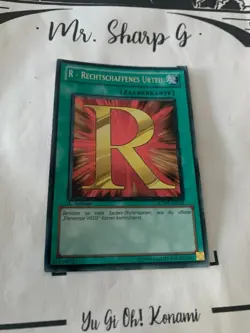 R- RECHTSCHAFFENES URTEIL - 1. AUFLAGE RYMP-DE025 DE Yu Gi Oh! CARD SECRET RARE - Image 4