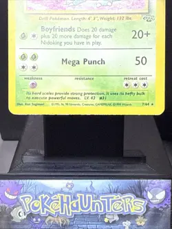 Pokemon Card Nidoqueen 7/64 Jungle Set Holo Rare WOTC Played 5 - Image 3