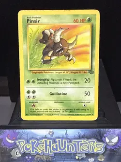 Pokemon Card Pinsir 25/64 Jungle Set Non Holo Rare WOTC Played - Image 1