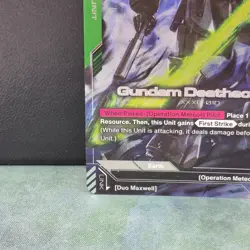 Deathscythe GD01-025 LR+ Alt Art Foil Gundam Newtype Rising Card Game Near Mint - Image 5
