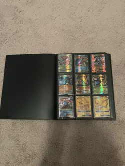 Pokemon 360 Card 9-Pocket Full Black Binder w/ Charizard & Bulbasaur Evolutions - Image 4