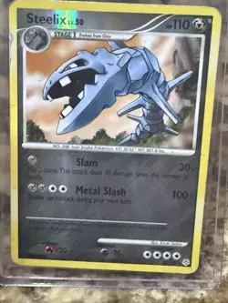2007 38/130 DIAMOND & PEARL STEELIX REVERSE HOLO RARE POKEMON CARD - Image 1