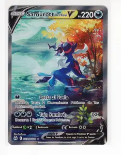 ~ESP~ SPANISH Samurott de Hisui GG51 Crown Zenith Pokemon Card (C1) - Image 1