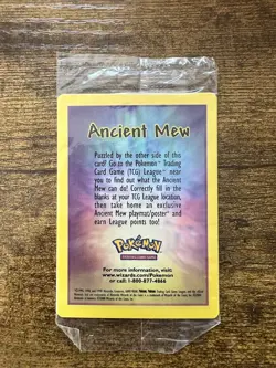 Pokemon TCG Ancient Mew Promo Holo Rare Card 1999/2000 - Image 1