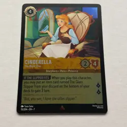 Cinderella 15/204 Disney Lorcana Archazia's Island Rare Cold Foil Card NM - Image 1