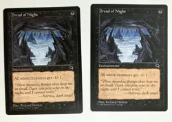 Dread of Night (2) NM Tempest MTG Magic the Gathering - Image 1