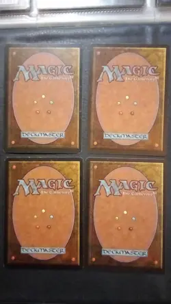 4x x4 Force de volonte / Force of Will SIGNED Alliances MTG NM - Image 2