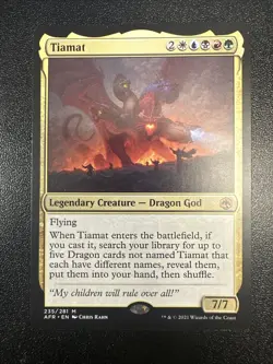 Tiamat Adventures in the Forgotten Realms Regular 235/281 NM JL - Image 1