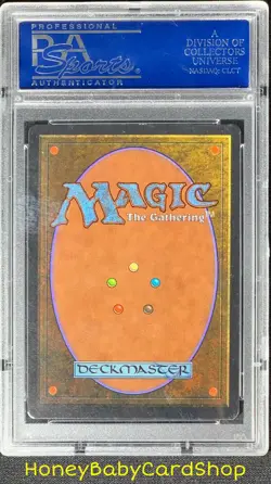 MTG Unlimited Edition 1993 Ironroot Treefolk PSA 9 Mint Old School 93/94 - Image 2