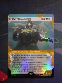 MTG Havi, the All-Father (Foil Showcase) [Assassin's Creed, Near Mint] - Image 1