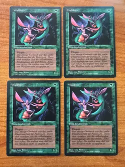 Magic MTG Scryb Sprites x4 German FBB Revised SP+/NM-! - Image 1