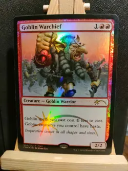Goblin Warchief FOIL - Friday Night Magic Promo (FNM) - NM/LP (see pics) MTG - Image 1