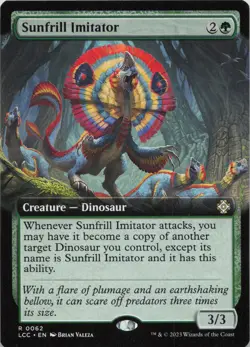 Sunfrill Imitator (Extended Art) R Commander: The Lost Caverns of Ixalan 62 LP-N - Image 1