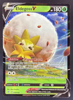 2020 Pokemon Gaming Sword & Shield Rebel Clash Eldegoss V #019/192 - Image 1