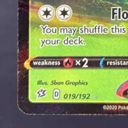 2020 Pokemon Gaming Sword & Shield Rebel Clash Eldegoss V #019/192 - Image 4