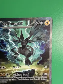 Pokemon Zekrom EX 166/086 Sir Black Bolt, Fresh Pulled, NEAR MINT - Image 4