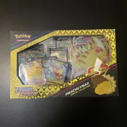 Pokemon TCG Crown Zenith Pikachu Vmax Special Collection Factory Sealed New - Image 1