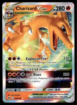 ✅Pokemon Charizard VSTAR 019/159 Crown Zenith Holo Ultra Rare ✅Near Mint✅B2EQ✅ - Image 1