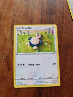 Pokemon TCG Snorlax Crown Zenith 109/159 Regular Rare - Image 1