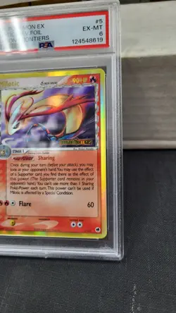 2006 MILOTIC REVERSE HOLO EX DRAGON FRONTIERS POKEMON TCG PSA 6 EX-MT #5 - Image 3