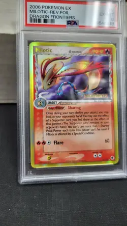 2006 MILOTIC REVERSE HOLO EX DRAGON FRONTIERS POKEMON TCG PSA 6 EX-MT #5 - Image 4