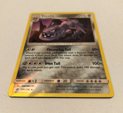 Pokemon TCG Steelix Sun & Moon - Cosmic Eclipse 139/236 Holo Holo Rare Near Mint - Image 1