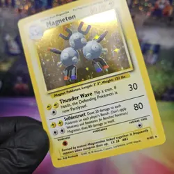 Magneton 9/102 Holo Rare Unlimited Base Set Pokemon 7292 - Image 3