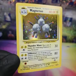 Magneton 9/102 Holo Rare Unlimited Base Set Pokemon 7292 - Image 4