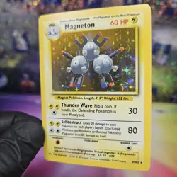 Magneton 9/102 Holo Rare Unlimited Base Set Pokemon 7292 - Image 5