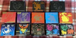 Pokemon ETB Lot 13 Boxes Opened No Packs Great Condition See Desc - Image 1