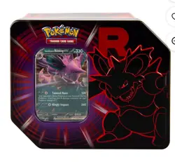 Factory Sealed Pokemon Fall Team Rocket Tin- Lot Of 3 Entire Set - Image 2