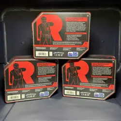 Factory Sealed Pokemon Fall Team Rocket Tin- Lot Of 3 Entire Set - Image 5