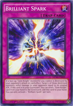 Brilliant Spark - MP16-EN088 - Common - 1st Edition - Lightly Played - Image 1