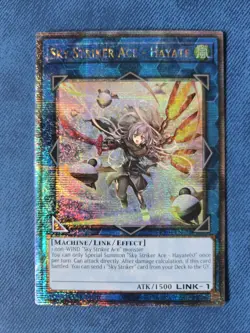 Sky Striker Ace - Hayate (New / Alt Art) (QCR) RA04-EN073 stampede 1st Ed Yugioh - Image 1