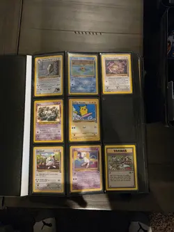 Pokemon Card Collection Binder Lot Vintage Pokemon Card Shadowless Holos WOTC - Image 3
