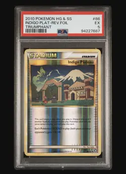 Pokemon TCG Indigo Plateau Reverse Holo Card 86/102 Triumphant - Image 1