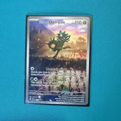 Teal Mask Ogerpon 123 Sv: Scarlet & Violet Promo Cards Holo POKEMON NEAR MINT - Image 1