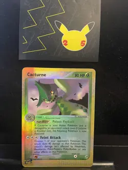 Pokemon Card Cacturne 2/100 Ex Sandstorm Rare Reverse Holo 298🔥MP🔥 - Image 1