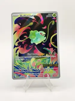 Pokemon Card TCG Bulbasaur 133/132 Mega Evolution Stamped Promo - Image 1