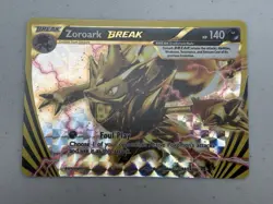 Pokemon TCG Zoroark Ultra Rare Holo Card 92/162 Breakthrough XY NM - Image 1