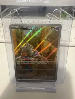 Pokemon Mimikyu TCG Scarlet & Violet Paldean Fates SVP075 Holo Promo Card NM - Image 1