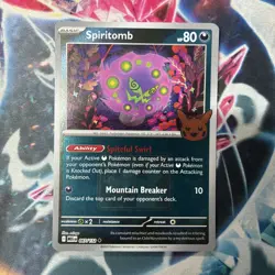 Spiritomb 087/132 Mega Evolutions Play! Promo Event Pokemon Card - Image 1